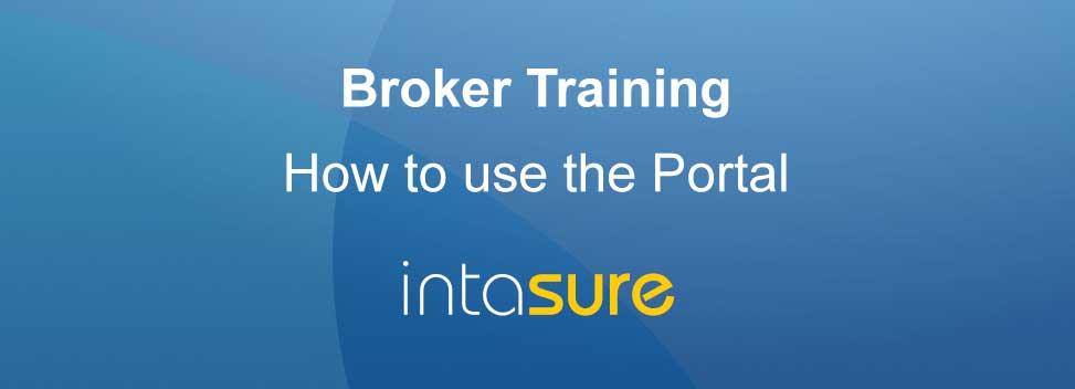 Broker training – How to use the portal